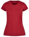 Goedkope Dames T-shirt Build Your Brand Basic Tee Burgundy